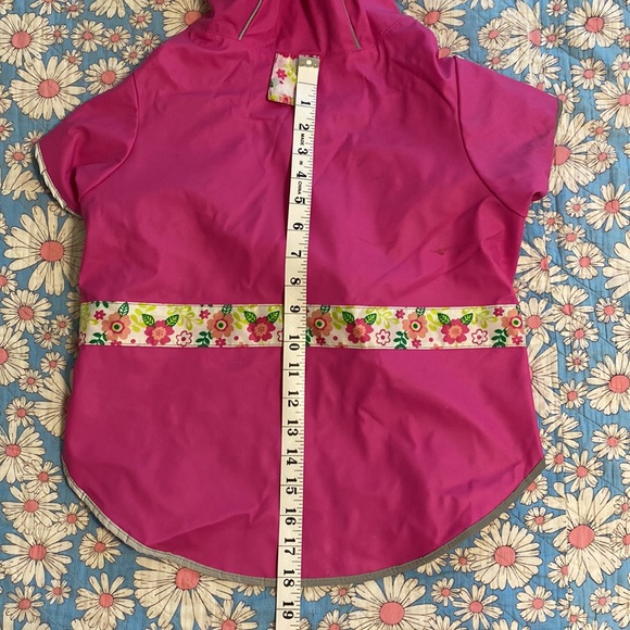 Dog reversible floral rain jacket coat XL - Picture 11 of 11